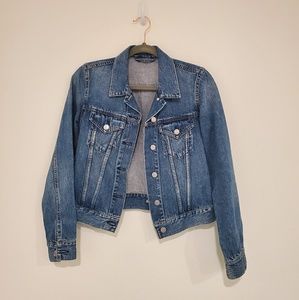 Acne Studios cropped denim jacket size S